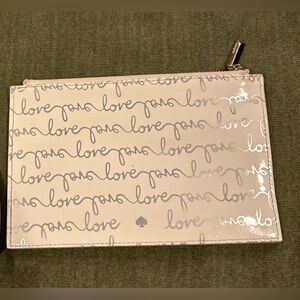 KATE SPADE “LOVE” WRISTLET POUCH